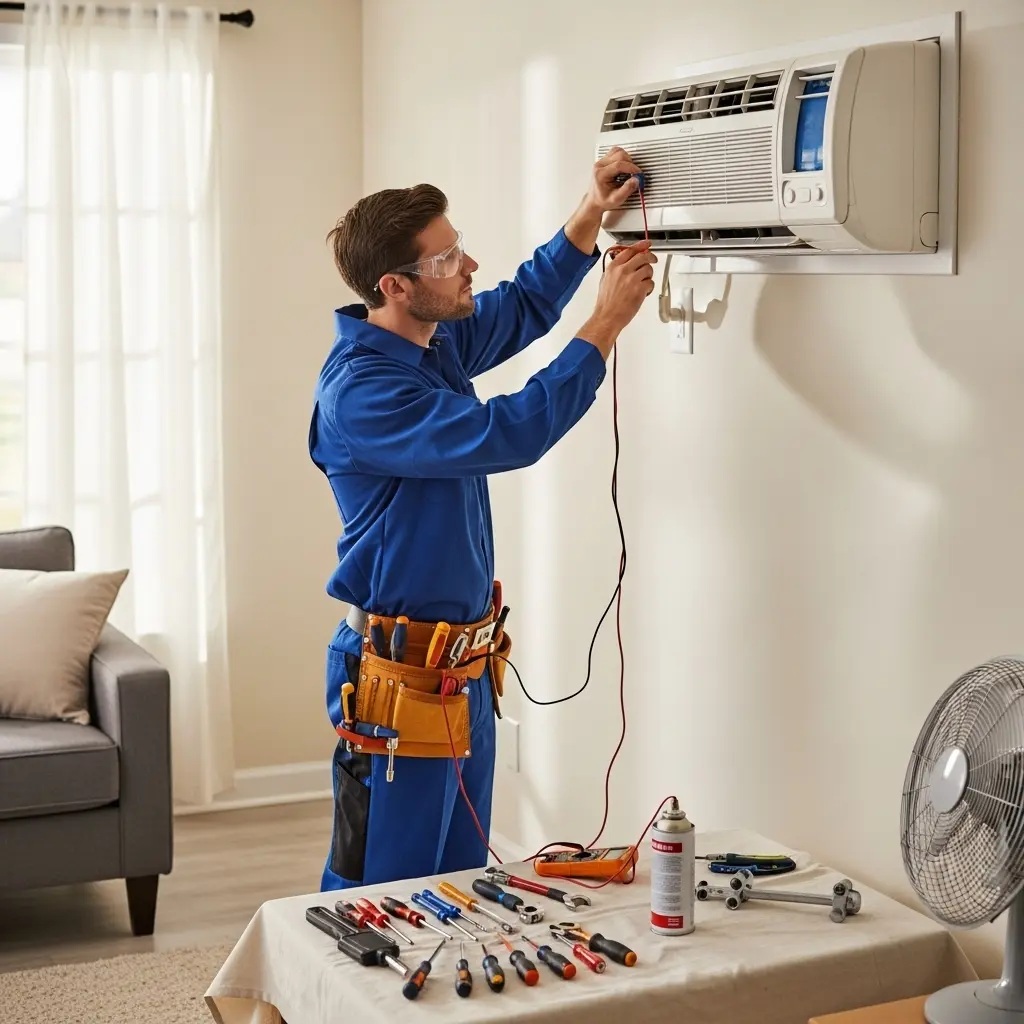 Bayraklı Profilo Profilo klima gaz dolumu ve bakım – Enerji verimliliği artırıldı. - Teknik servis örneği